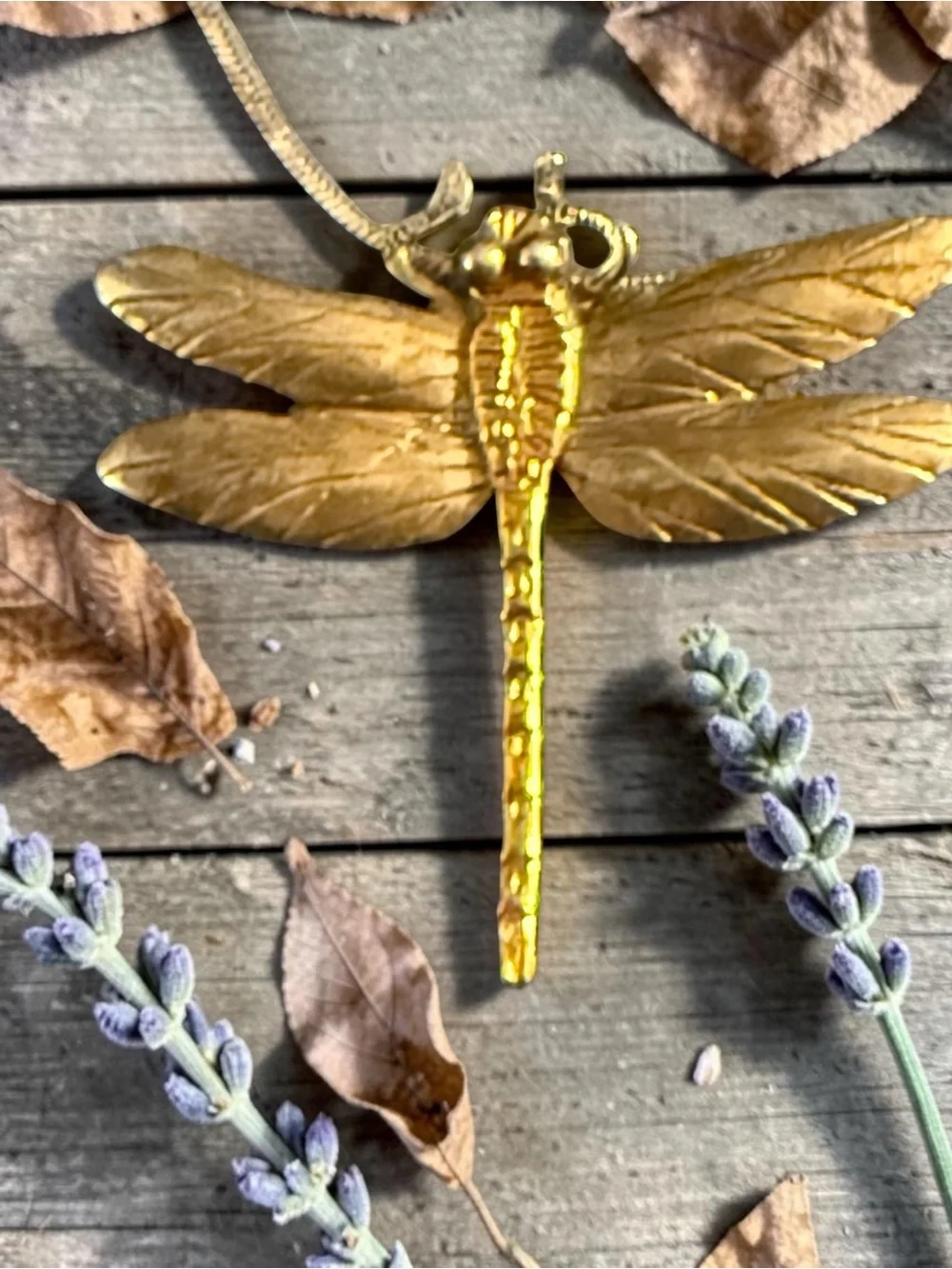 Vintage Sterling Silver Dragonfly Necklace | Italy 925 Chain|Signed COU Sterling